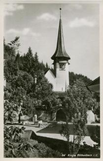 Ansichtskarte «Kirche Röthenbach i. E.»; Foto u. Verlag Wenger, Riggisberg; Ausgabejahr unbekannt; ungelaufen