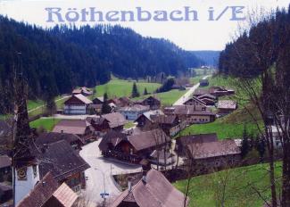 Ansichtskarte «Röthenbach i/E»; Fotostudio Bichsel, Röthenbach i/E; Ausgabejahr unbekannt; ungelaufen