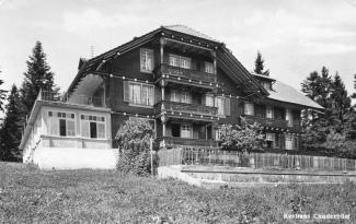 Ansichtskarte «Kurhaus Chuderhüsi»; Photo Hugo Kopp, Zürich; abgestempelt «BIEL (BIENNE), 8.IX.41; Feldpost Füs.-Kp. II/68