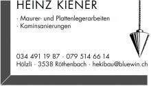 Logo Baugeschäft Heinz Kiener
